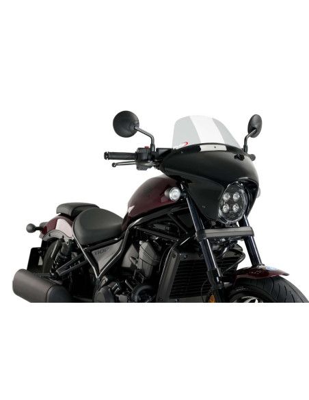 Puig Batwing SML Touring screen for Honda CMX1100 DCT Rebel 25-26 Light Smoke-21070H