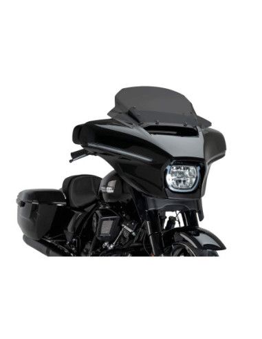 puig cupolino high-road touring per harley d. street glide flhx 25-26 fume scuro