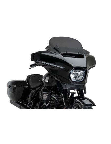 puig cupolino high-road touring per harley d. street glide flhx 25-26 fume scuro