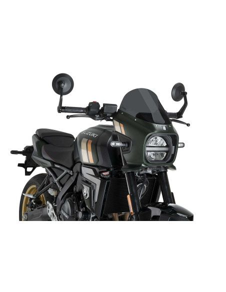 Parabrisas Puig Touring para Suzuki GSX-8TT 25-26, color ahumado oscuro.