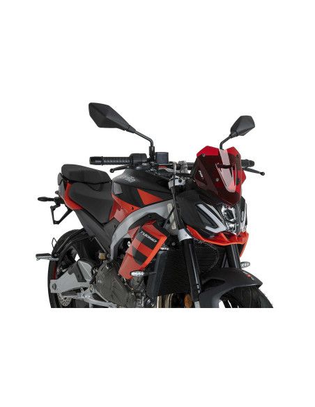 puig cupolino naked n.g. sport per aprilia tuono 457 25-26 rosso