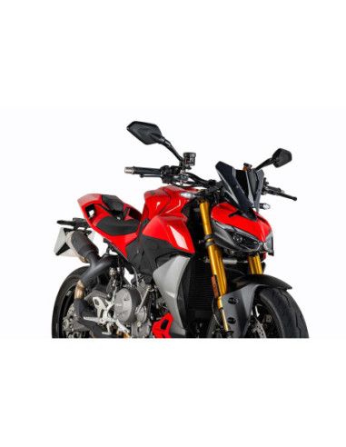 Pantalla Puig Naked NG Sport para Ducati Streetfighter V2 2025 negra