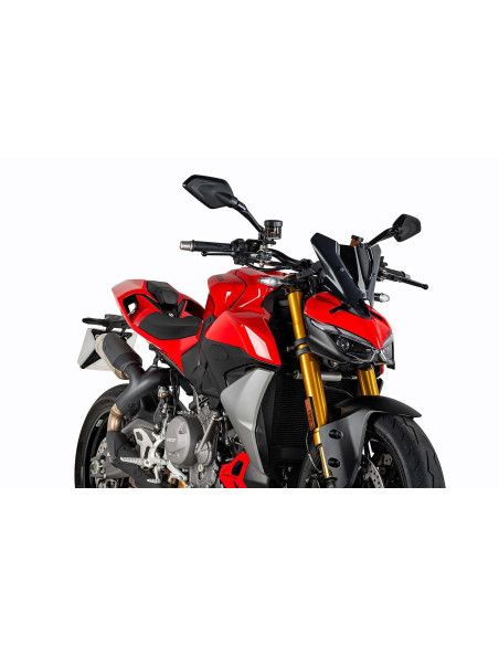 Pantalla Puig Naked NG Sport para Ducati Streetfighter V2 2025 negra
