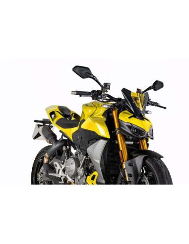 puig cupolino naked n.g. sport per ducati streetfighter v2s 25-26 giallo