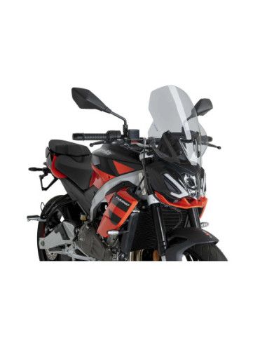 Puig naked ng touring fairing for Aprilia Tuono 457 25-26 light smoke