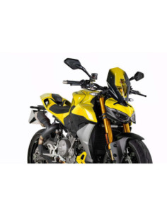 puig cupolino naked n.g. touring per ducati streetfighter v2 2025 giallo