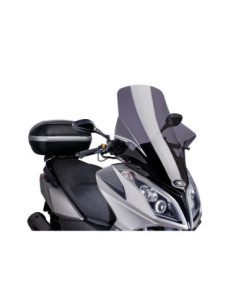 Puig Windschutzscheibe V-Tech Line Touring fUr Kymco Downtown 125I 09-16 Dunkel getOnt - MotorradzubehOr