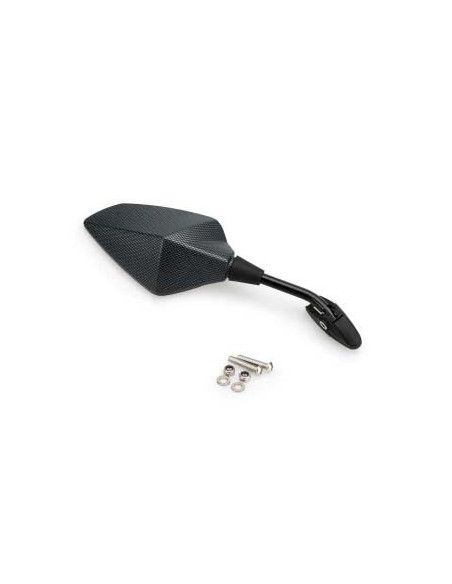 RETROVISEUR DROIT PUIG MOD. RS1 LOOK CARBONE - COD. 7342C - EN OFFRE - MONTAGE SUR COQUE - INCLINAISON 30 DEGRES | Puig