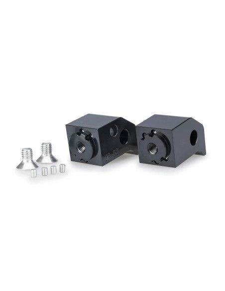ADAPTATEURS DE REPOSE-PASSER REGLABLES PUIG CFMOTO 300 NK 23-25 NOIR | Puig