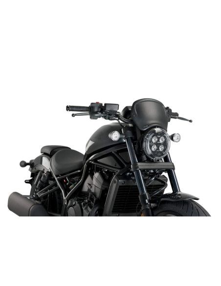 Carenage avant Puig pour Honda CMX1100 DCT Rebel 25-26, noir mat