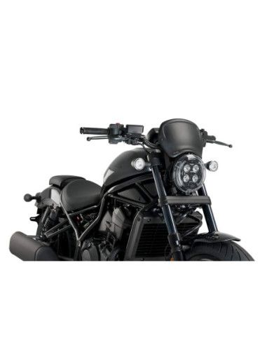Carenage avant Puig pour Honda CMX1100 Rebel 25-26, noir mat