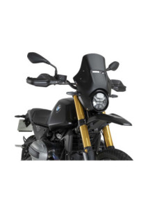 Puig Naked NG Sport Windshield for BMW R12 GS 25-26 Matte Black - Motorcycle Accessories