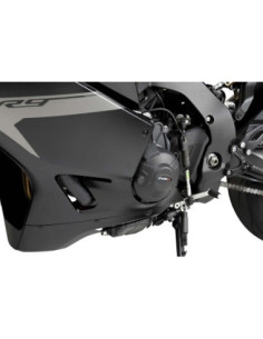 Puig Track Engine Cover Guard for Yamaha MT-09 2024 Championship Black