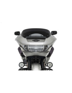 Deflectores inferiores Puig para Harley D. Road Glide FLTRX 2024 color humo oscuro
