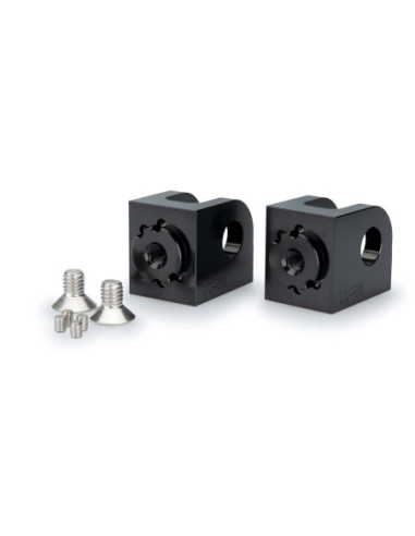 PUIG ADATTATORI POGG. REGOLABILI CONDUCENTE CFMOTO 675 NK 25-26 NERO | Puig
