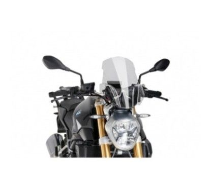 Support de pare-brise Puig Naked NG Sport pour BMW R1200 R 15-18 transparent