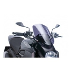 PUIG PARE - BRISE NAKED N.G. TOURING DUCATI DIAVEL 11-13 FUMEE FONCE