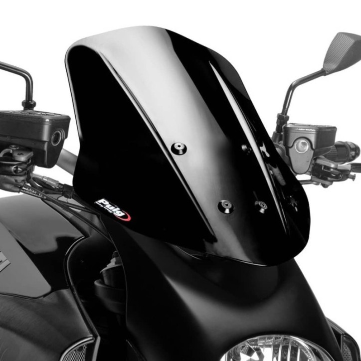 PUIG NAKED N.G. TOURING SCREEN DUCATI DIAVEL 11-13 BLACK