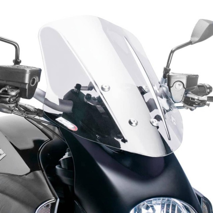 PUIG PARE - BRISE NAKED N.G. TOURING DUCATI DIAVEL 11-13 TRANSPARENT