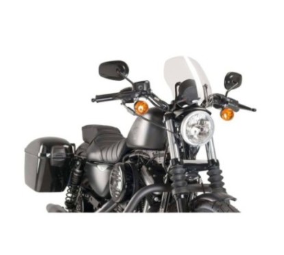 PUIG CUPOLINO NAKED NEW GENERATION TOURING PER HARLEY D. SPORTSTER 1200 FORTY-EIGHT 10-20 TRASPARENTE