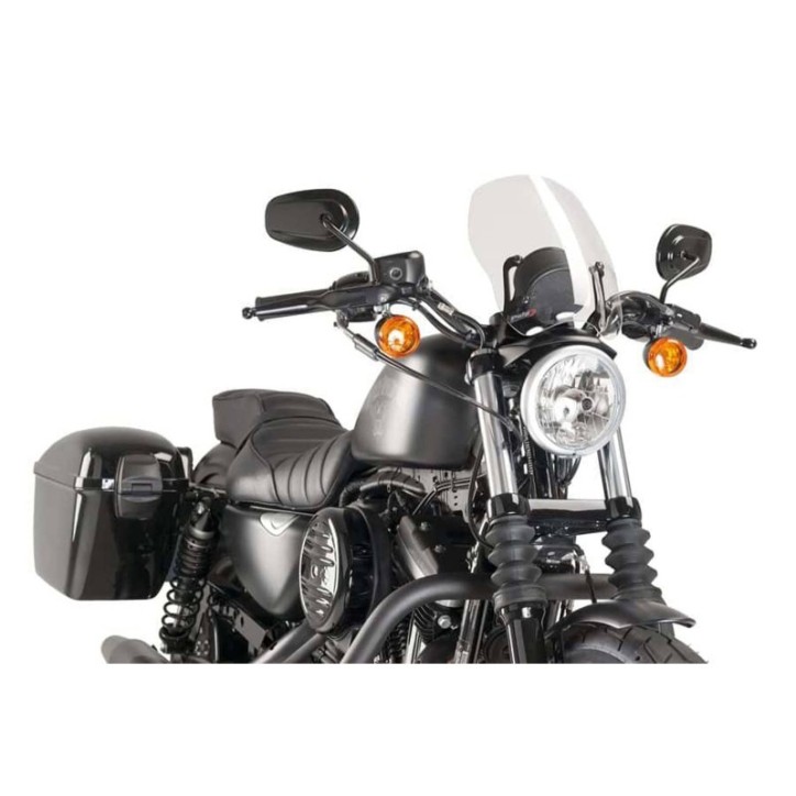 PUIG CUPULA NAKED N.G. TOURING HARLEY D.SPORTSTER 1200 FORTY-EIGHT 10-20 TRANSPARENTE