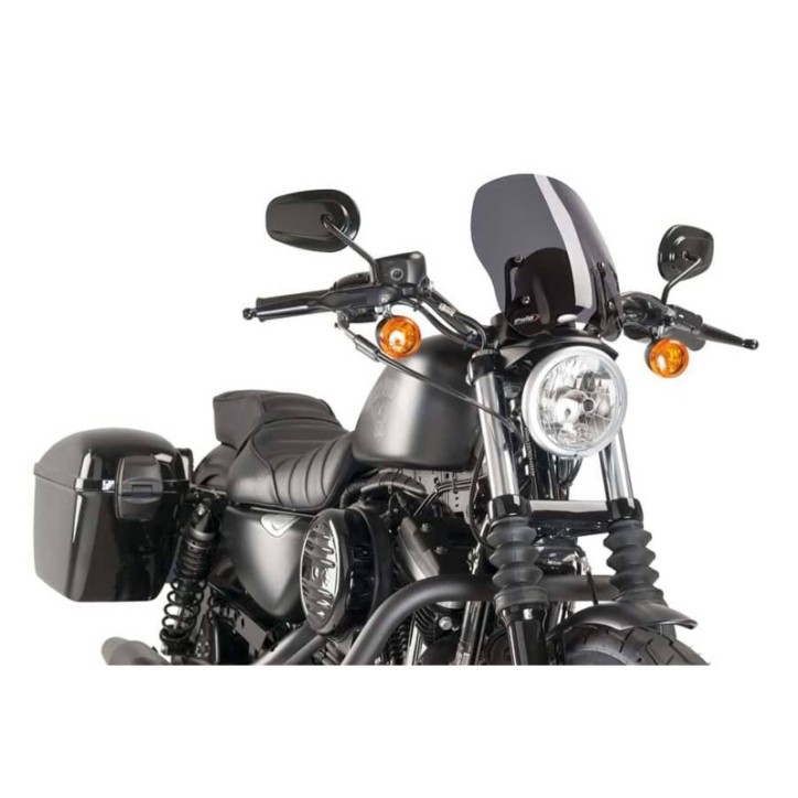 PUIG CUPOLINO NAKED N.G. TOURING HARLEY D. SPORTSTER 1200 LOW 07-09 FUME SCURO