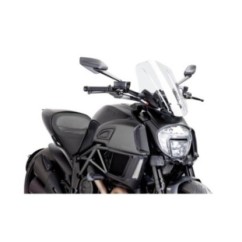 PUIG NAKED NG TOURING EINSTELLBARE WINDSCHUTZSCHEIBE DUCATI DIAVEL 14-18 TRANSPARENT