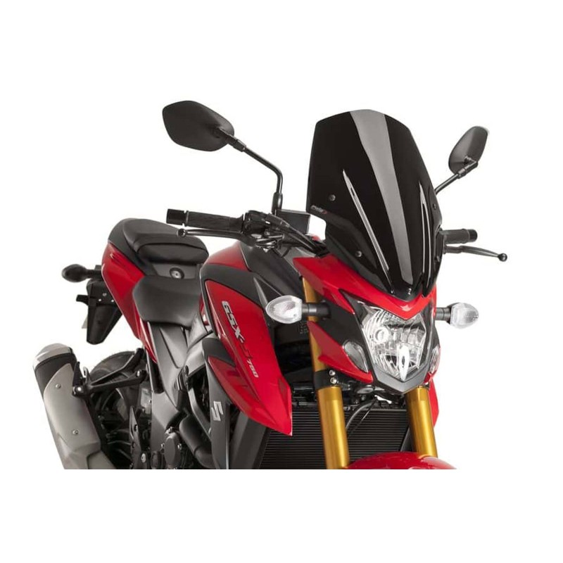 PUIG CUPOLINO NAKED NEW GENERATION TOURING PER SUZUKI GSX-S750 17'-21' NERO