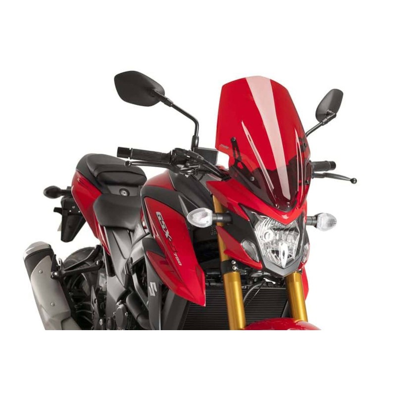 PUIG CUPOLINO NAKED NEW GENERATION TOURING PER SUZUKI GSX-S750 17'-21' ROSSO