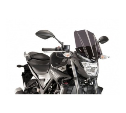 PUIG CUPULA NAKED N.G. TOURING YAMAHA MT-03 16-19 AHUMADO OSCURO