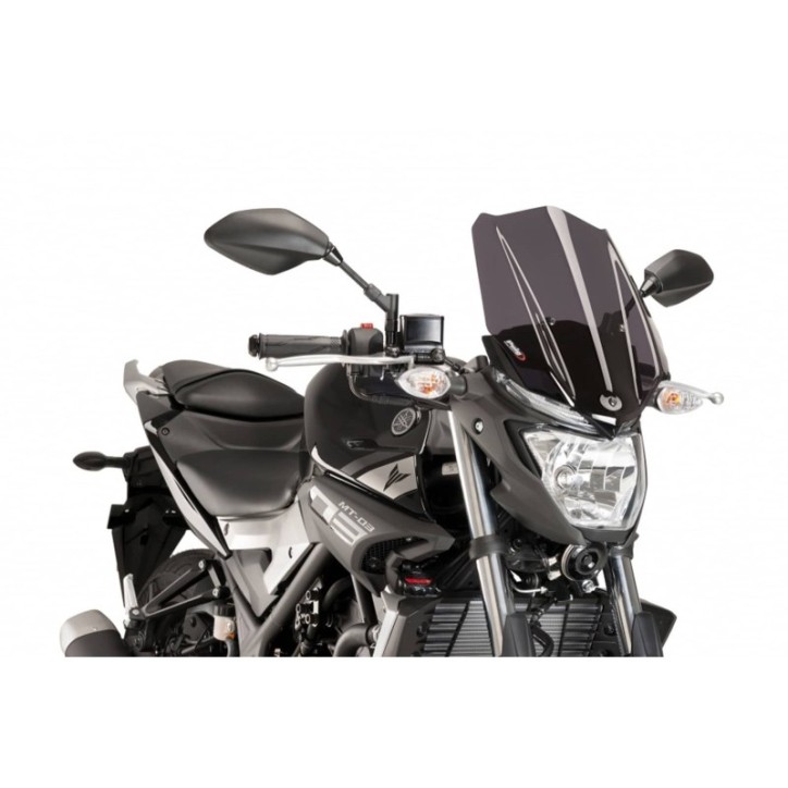 PUIG CUPOLINO NAKED N.G. TOURING YAMAHA MT-03 16-19 FUME SCURO