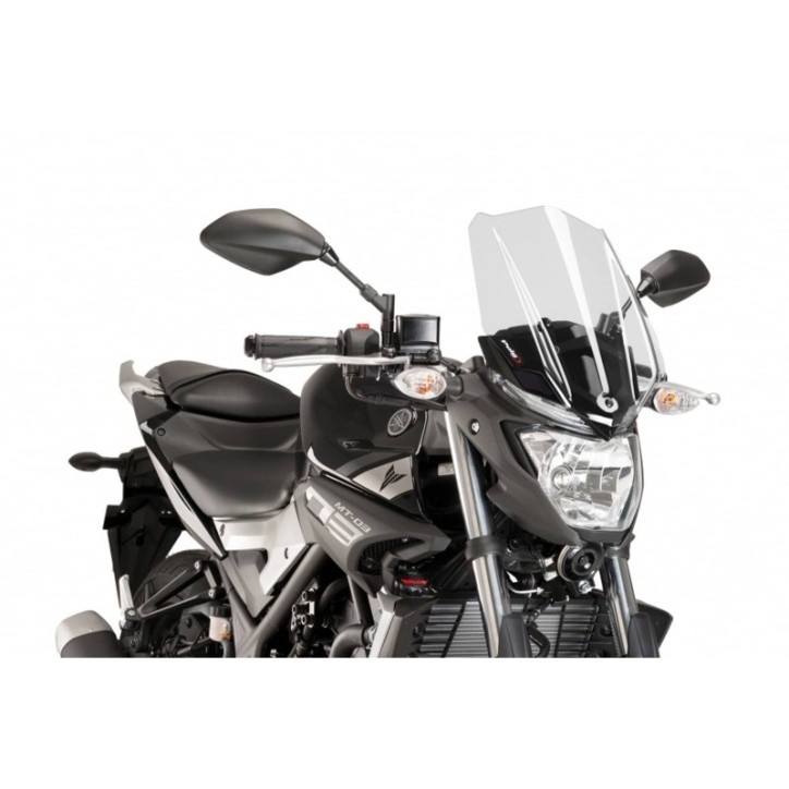 PUIG CUPOLINO NAKED N.G. TOURING YAMAHA MT-03 16-19 TRASPARENTE