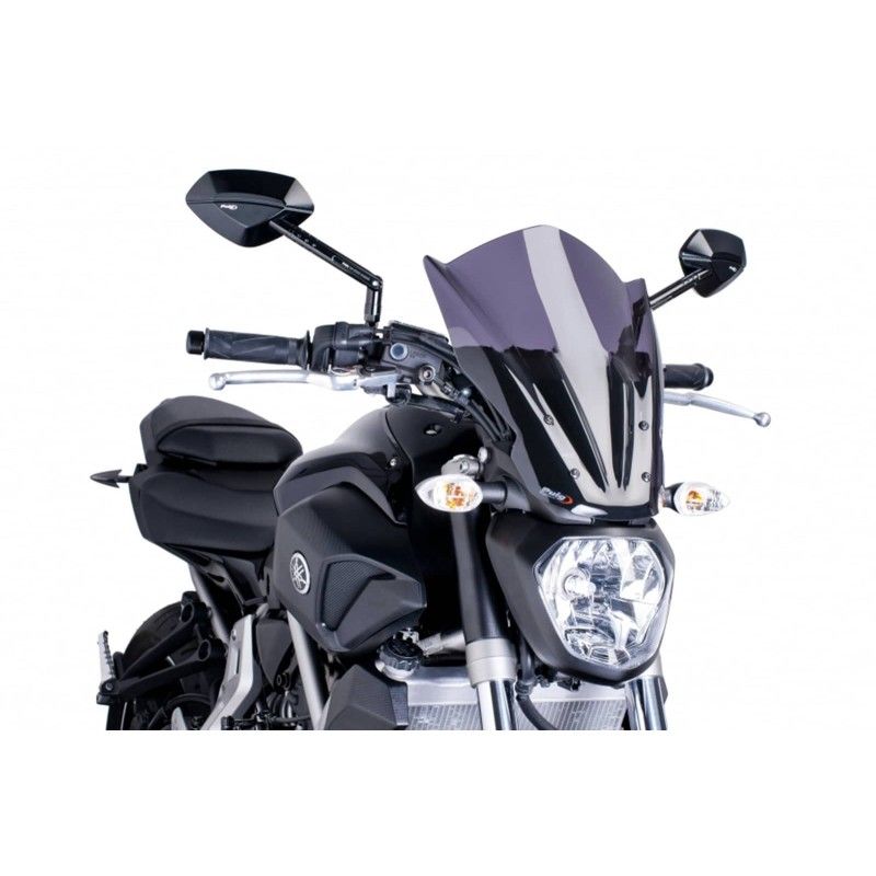 Bulle Puig Naked NG Touring pour Yamaha MT 07 14 17 fumee foncee