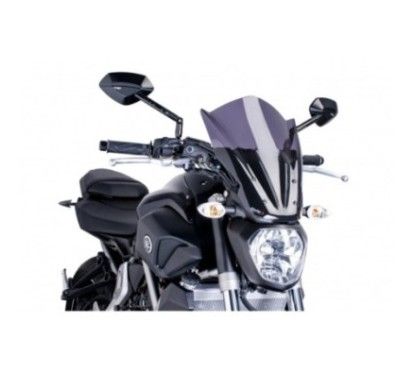 Bulle Puig Naked NG Touring pour Yamaha MT 07 14 17 fumee foncee