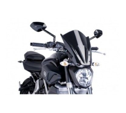 puig cupolino naked ng touring per yamaha mt 07 14 17 nero