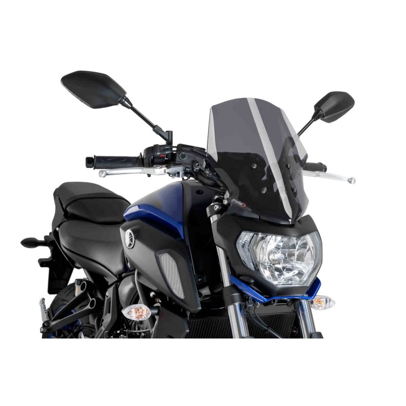 PUIG CUPOLINO NAKED NEW GENERATION TOURING PER YAMAHA MT-07 18-20' FUME SCURO