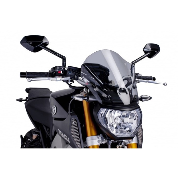 PUIG CUPOLINO NAKED N.G. TOURING YAMAHA MT-09 13-16 FUME CHIARO