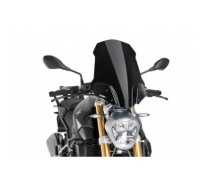 PUIG CUPOLINO NAKED N.G. TOURING-NO SUPP.ORIG. BMW R1200 R 15-18 NERO