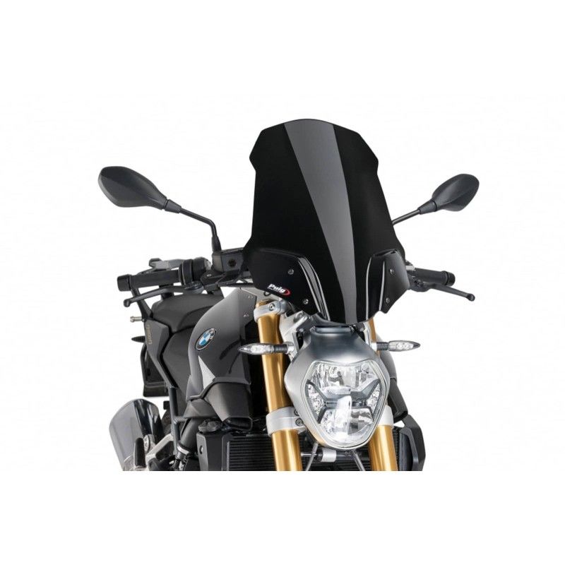 Cupula de soporte Puig Naked NG Touring para BMW R1200 R 15 18 negra