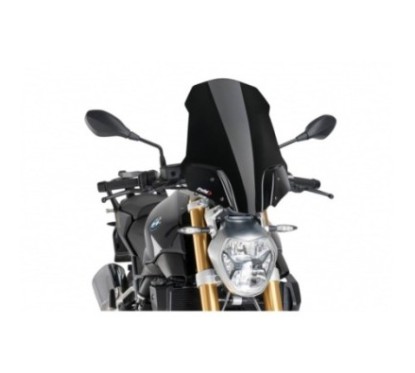 PUIG CUPOLINO NAKED N.G. TOURING-SUPP.ORIG. BMW R1200 R 15-18 NERO