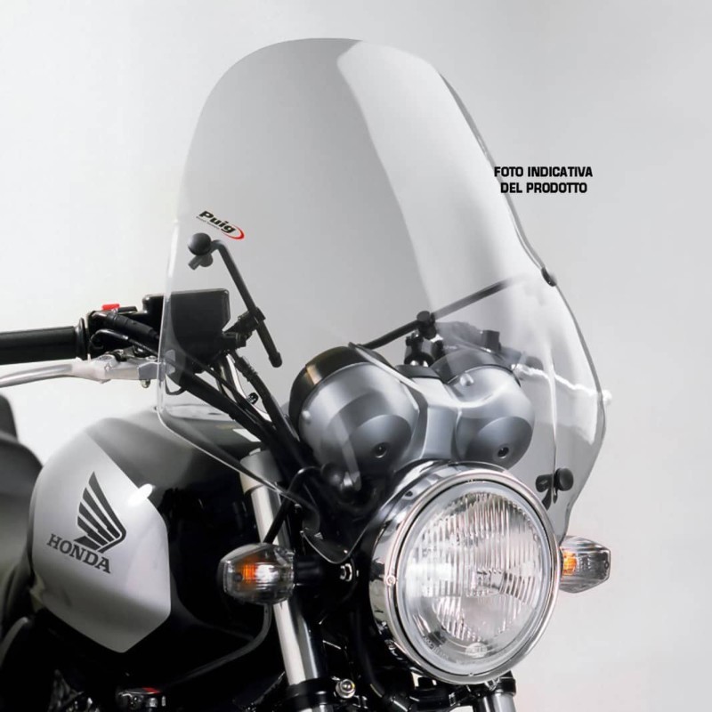 PUIG CUPOLINO PER FARO TONDO MODELLO RANGER PER BMW R NINE T PURE ANNO 17'-19' COLORE FUME CHIARO