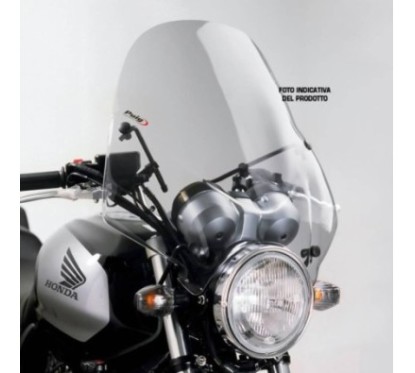 PUIG CUPOLINO PER FARO TONDO MODELLO RANGER PER BMW R NINE T PURE ANNO 17'-19' COLORE FUME CHIARO