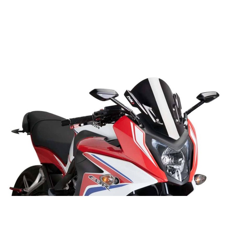 PUIG Z-RACING WINDSCHUTZSCHEIBE HONDA CBR650F 14-18 SCHWARZ