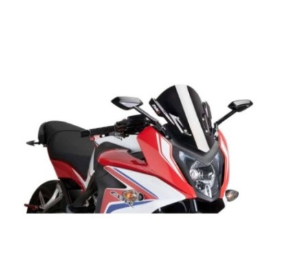 PARABRISAS PUIG Z-RACING HONDA CBR650F 14-18 NEGRO