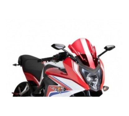 puig z racing windshield for honda cbr650f 14 18 red