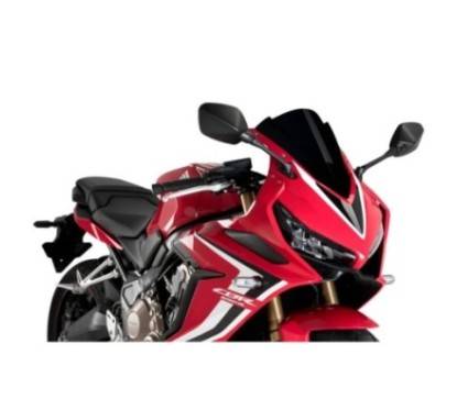 PUIG Z-RACING WINDSCREEN HONDA CBR650R 19-24 BLACK