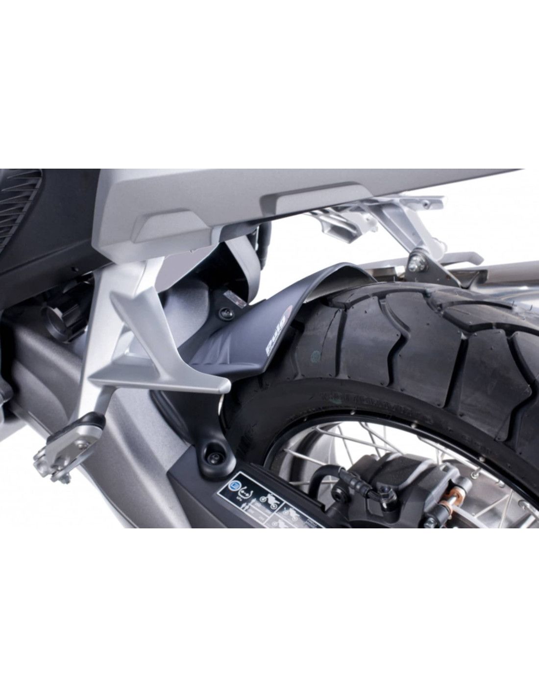 Puig Parafango Posteriore Moto In ABS, Nero Opaco, Modello 4692J, Resistente Agli Urti