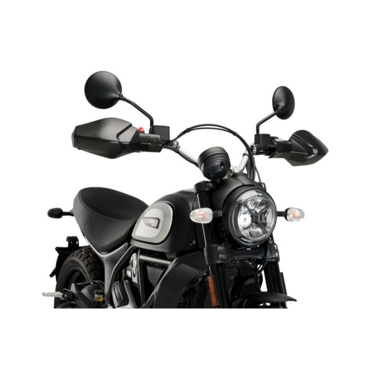 PUIG GARDE-MAINS DUCATI SCRAMBLER DESERT SLED 2020 NOIR OPAQUE