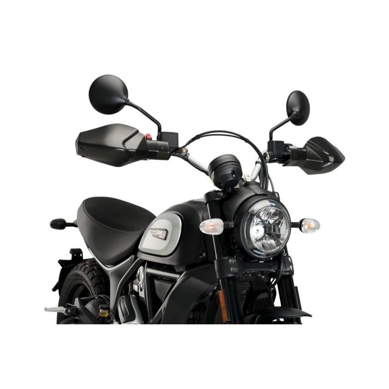 Protege-mains Puig pour Ducati Scrambler Icon Full T 2020, noir mat