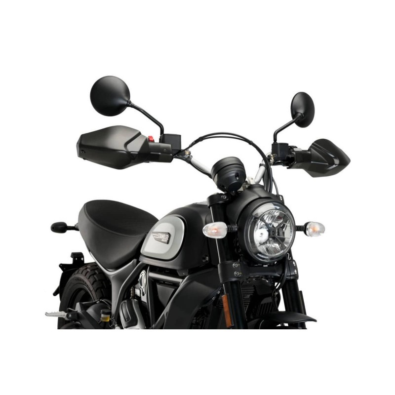 PUIG GARDE-MAINS DUCATI SCRAMBLER IAVEC FULL T. 2020 NOIR OPAQUE